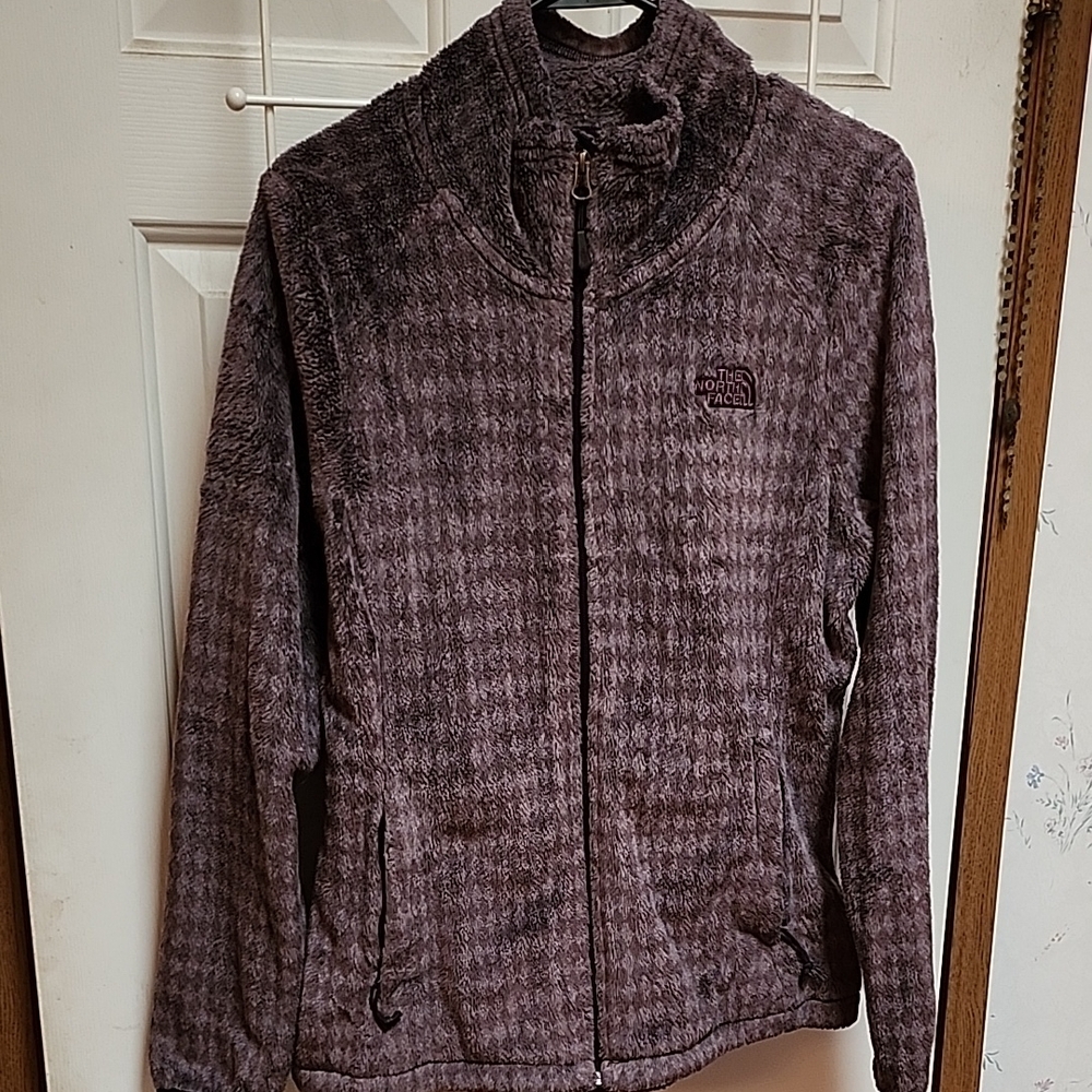 The North Face Women's Textured Purple ZIP UP